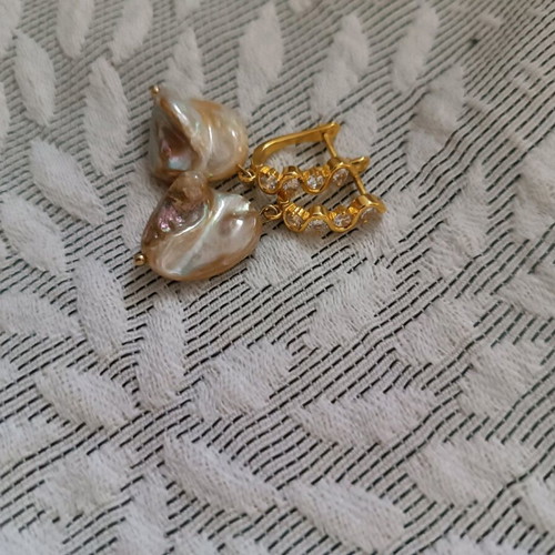 Earrings like new, unused
