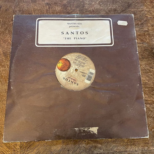 Santos The Piano 12" maxi single used, electronic