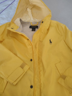 Polo Ralph Lauren Kids Waterproof Anorak Size 5 Yellow Like New