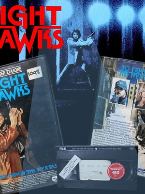 Nighthawks 1981 VHS tape like new, The Hawks of the Night