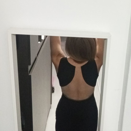 Long dress new, black, size L