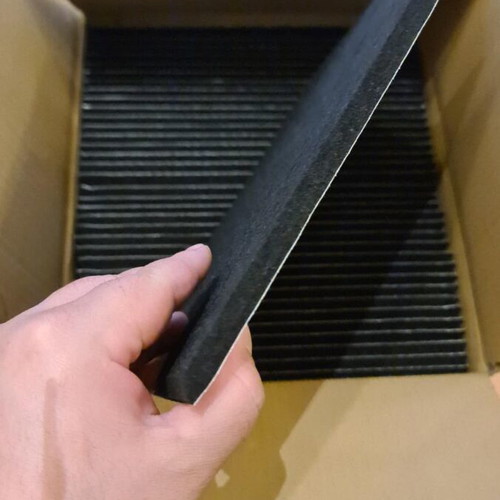 Soundproofing panels 36 self-adhesive high-density black 30x30x0.9 cm
