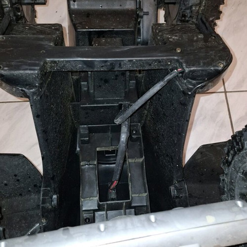 Children's electric ATV like new, black with pink details
