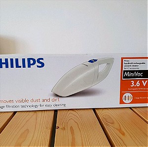 Philips Επαναφορτιζόμενο Σκουπάκι Χειρός 3.6V