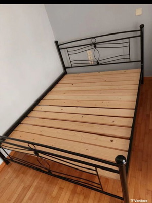Metal bed 1.40×1.90 used with Body Flex mattress