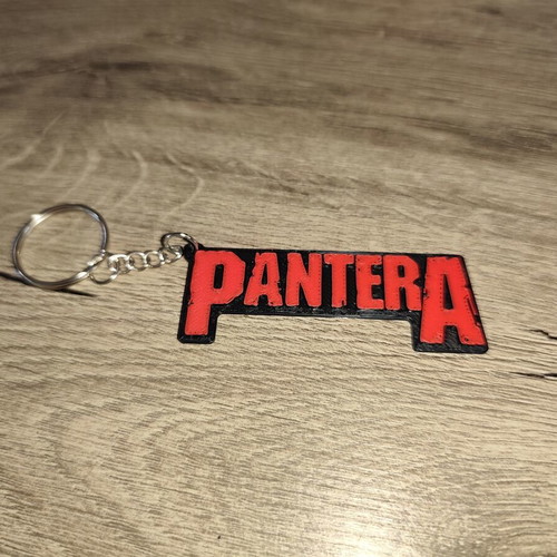 Pantera Collectible Keychain new, 3D logo design
