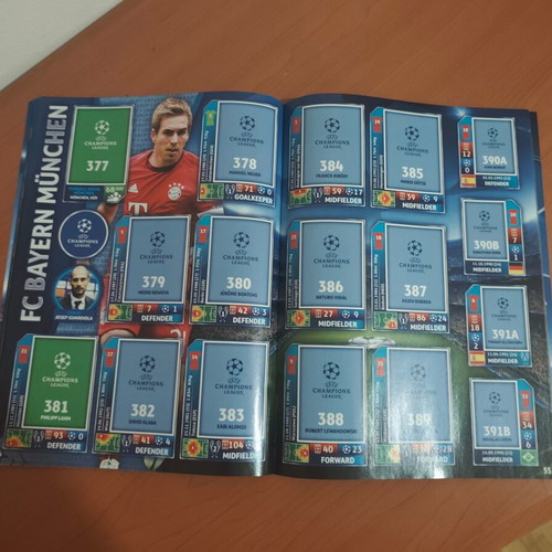 Topps Champions League 2015/16 sticker album, new