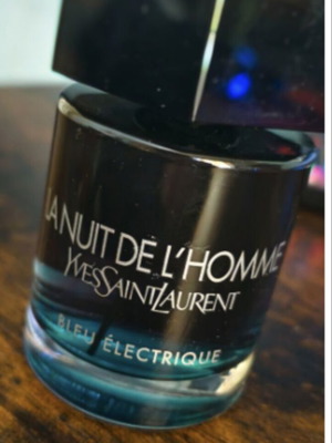 YSL La Nuit De L'Homme Bleu Electrique Eau de Toilette used, 80ml