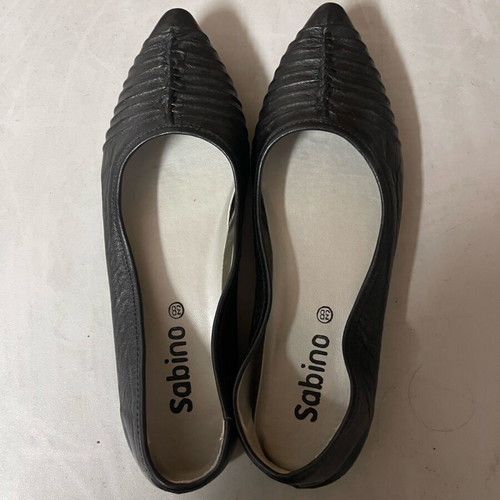 Women's black ballerina shoes size 38 new