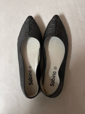 Women's black ballerina shoes size 38 new