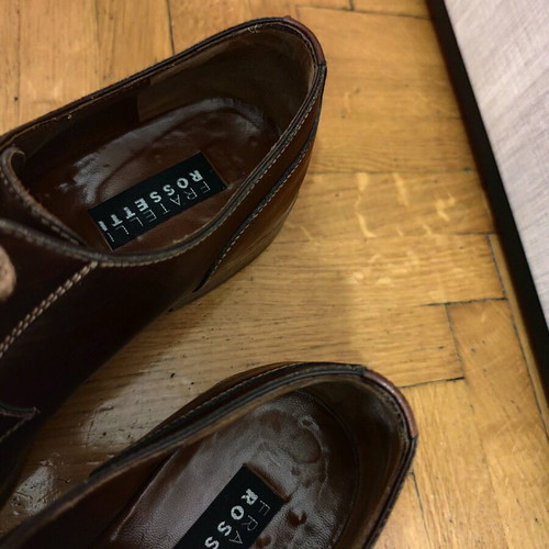 Fratelli Rossetti brown moccasins like new, leather