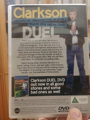 Clarkson Duel DVD like new