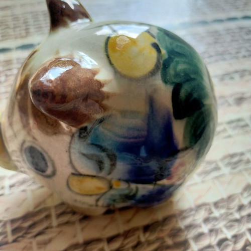 Decorative ceramic pig figurine