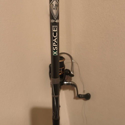 XSPACE 3.80m Fishing Set with Goture GT Series Reel used