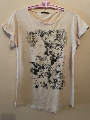 Sisley women's blouse like new, salmon color, 100% cotton, size M