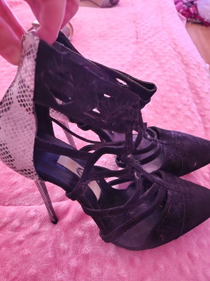 Roberto Cavalli heels size 41, like new, black