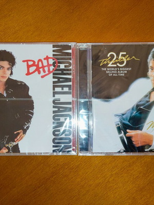 Michael Jackson Bad & Thriller CD combo new