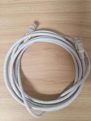 Brand-Rex Cat5e 3m Grey RJ45 to Male RJ45 cable used
