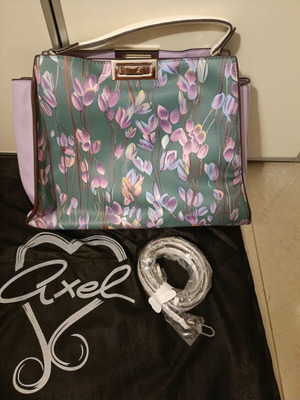 Axel shoulder bag large, summer, like new, multicolored