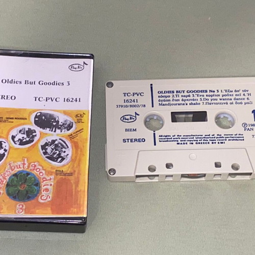 Oldies But Goodies 3 cassette tape like new, pop