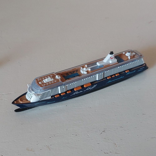 Siku cruise ship toy, metal and plastic