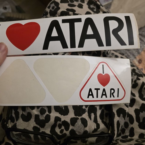 Pac Man sticker set 1982 used, 48 cards with Atari extras