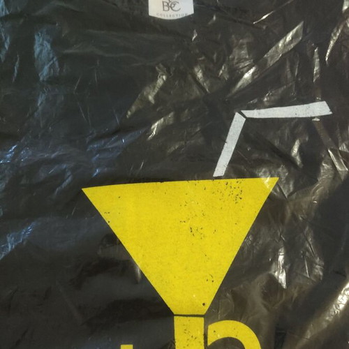 T shirt Havana Cocktail new, black and yellow, size M