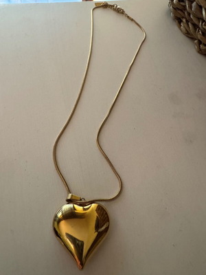 Heart jewelry stainless steel new gold-colored