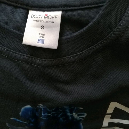 T shirt Bodymove No S new, gray