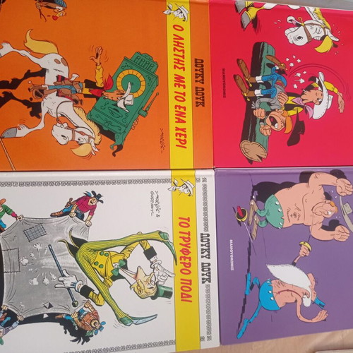 Lucky Luke comic books set of 16 hardcovers like new