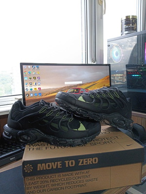 Nike Air Max Terrascape Plus μαύρα και lime καινούργια, μέγεθος 46