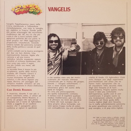 Vangelis Vangelis vinyl LP reissue