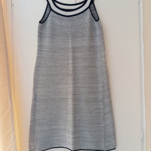 Cotton dress used, gray shades, size M