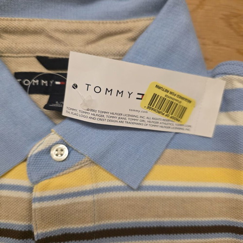 Tommy Hilfiger T-shirt short sleeve size L new, multicolor