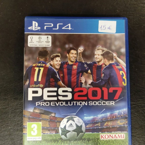 PES2017 Pro Evolution Soccer PlayStation 4 used