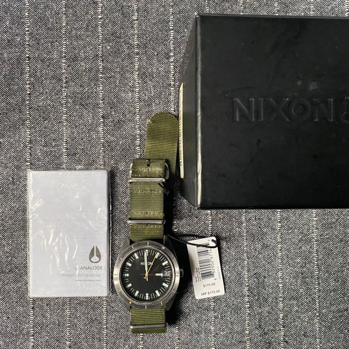 Nixon Rover II A355-1089 Wanderlust Green wristwatch used, full set
