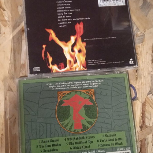 Black Sabbath CDs pack of 2: Tyr 1990 & Cross Purposes 1994