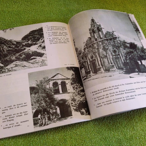 La Crète, Knossos - Phaistos book used, trilingual edition