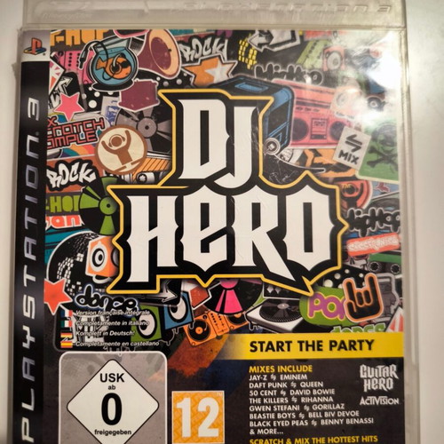 DJ Hero PS3 game used for PlayStation 3