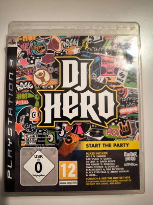 DJ Hero PS3 game used for PlayStation 3