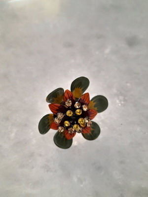 Ring like new, multicolored