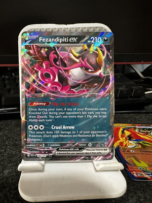 Fezandipiti ex Pokémon TCG card like new, double rare