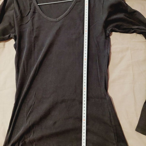 Elvina long-sleeve blouse Medium like new, black