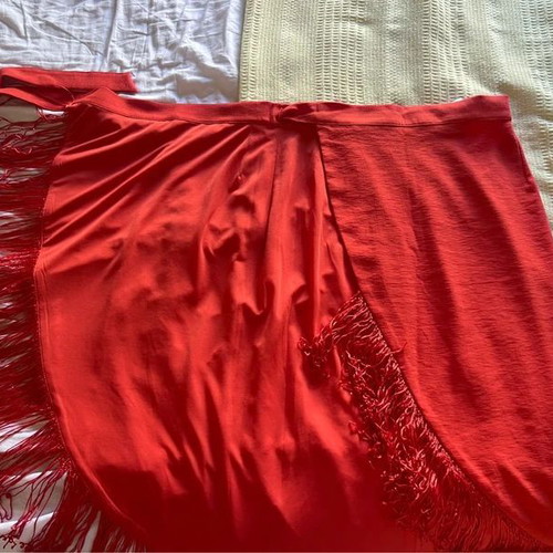 Reserved coral wrap skirt like new, size S 36 8