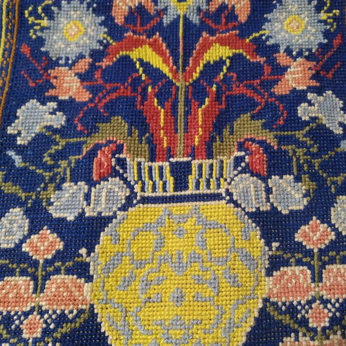 Handmade counted embroidery table runner new, length 73 width 40