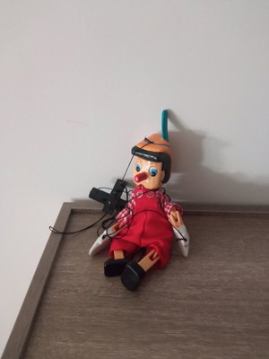 Authentic Italian Pinocchio Marionette like new