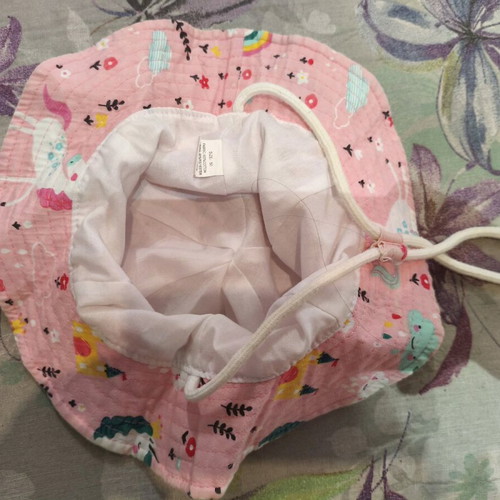 Children's pink hat size 50