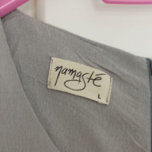 Namasté beige-grey jumpsuit, Large