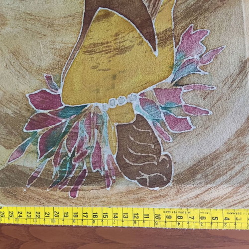 Batik artworks like new, set of two on canvas 30x40 cm