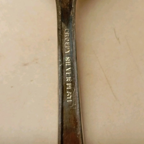 Silver-plated forks used, vintage from 1940